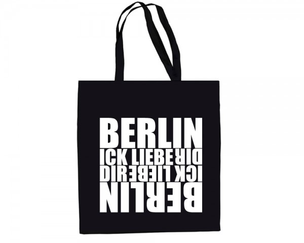 Berlin ick liebe dir Einkaufstasche Jutebeutel Tragetasche
