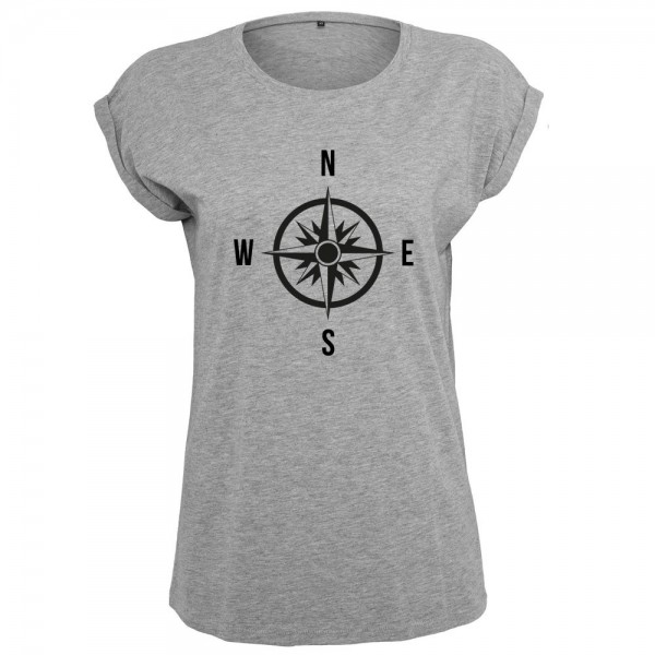 Kompass T-Shirt Frauen Damen Women