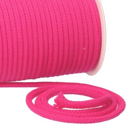 Kordel Baumwolle 6 mm für Turnbeutel pink Meterware