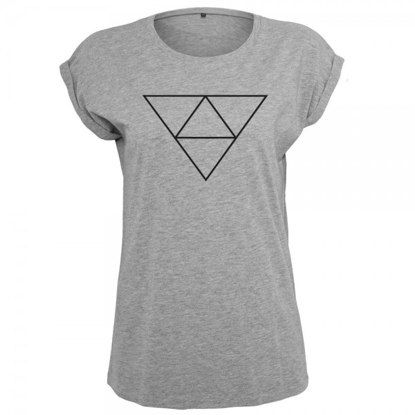 Dreieck im Dreieck T-Shirt Frauen Damen Women