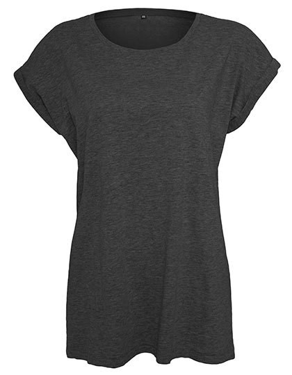 T-Shirt Damen Women Frauen dunkelgrau XL