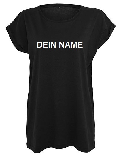 T-Shirt Frauen Damen Women mit eigenem Namen - 4 Farben zur Auswahl