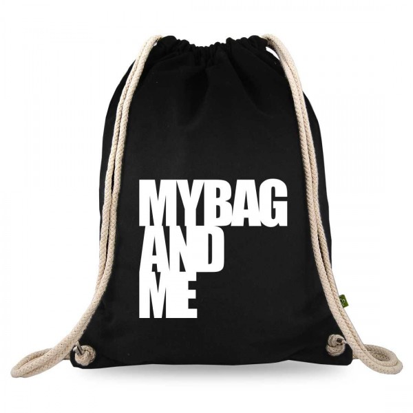my bag and me Turnbeutel mit Spruch