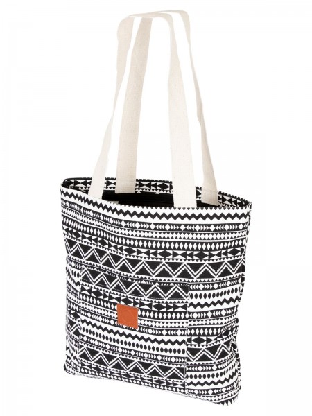T-Bags Tasche Damen Shopper Stoff Einkaufstasche mit Reißverschluss Ethno BSB