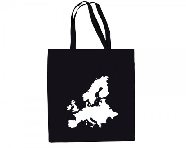 Europa Karte Einkaufstasche Jutebeutel Tragetasche